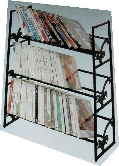 ASSEMBLED CD/DVD RACK