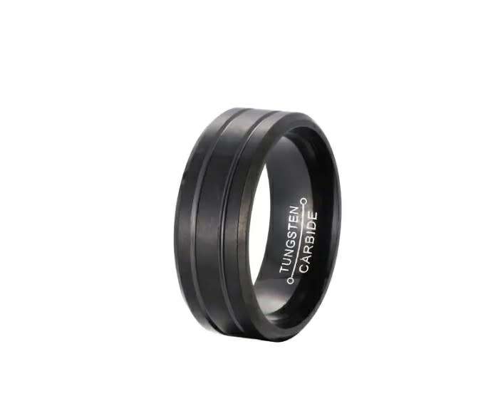 Tungsten carbide mens ring Size 12