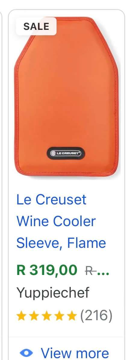 Le Creuset Wine Sleeve Cooler
