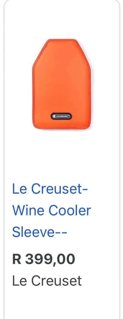 Le Creuset Wine Sleeve Cooler