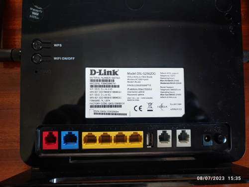 D-Link DSL-G2562DG VDSL2/ADSL2+ Wireless AC1200 4-Port Gigabit Modem Router with VOIP FIBRE READY!