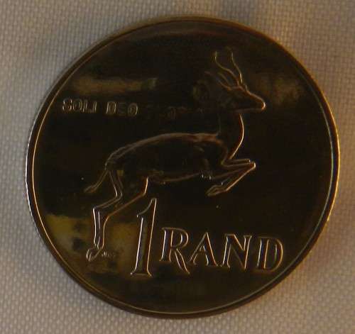 ERROR Coin !! R1 Springbok on both sides and rotated die