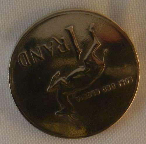 ERROR Coin !! R1 Springbok on both sides and rotated die