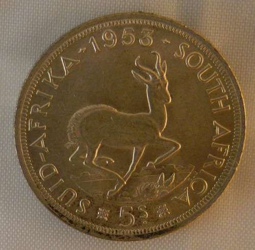 1953 5 Shillings VF