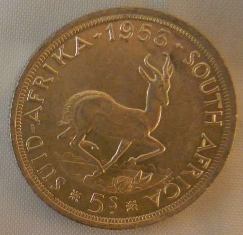 1953 5 Shillings VF
