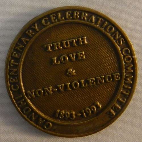 1893-1993 GANDHI BRONZE MEDAL