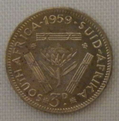 1959 3 PENCE - EF