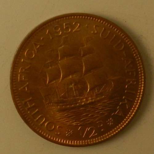 1952 HALF PENNY - UNC