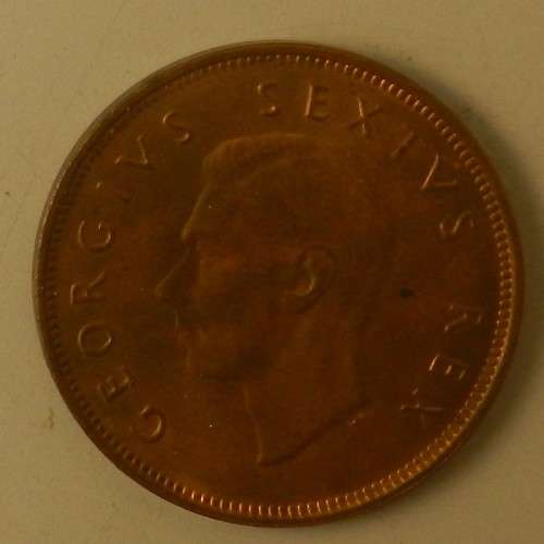 1952 HALF PENNY - UNC