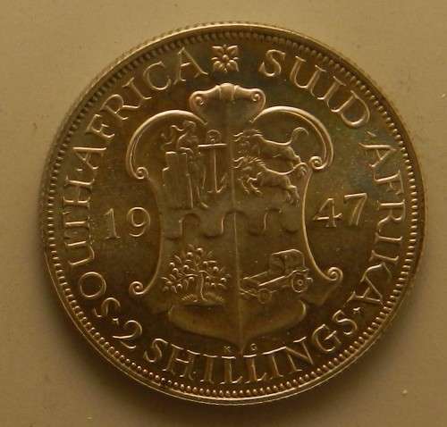 1947 2 SHILLINGS - PROOF