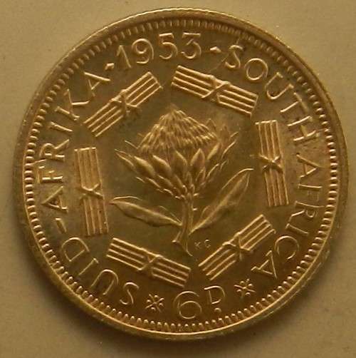 1953 6 PENCE - PROOF