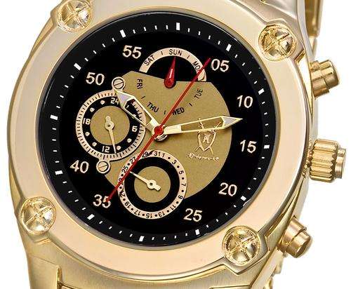 Authentic KONIGSWERK "Pharsalos" Goldtone Multifunction QUARTZ New in box!!