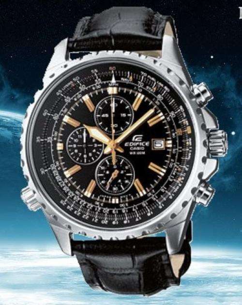 CASIO GENTS PILOT AVIATOR EF-527L-1AV**CLASSY GOOD LOOKS*