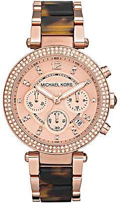 MICHAEL KORS LADIES PARKER CHRONOGRAPH++LOW LOW STARTING BID!!