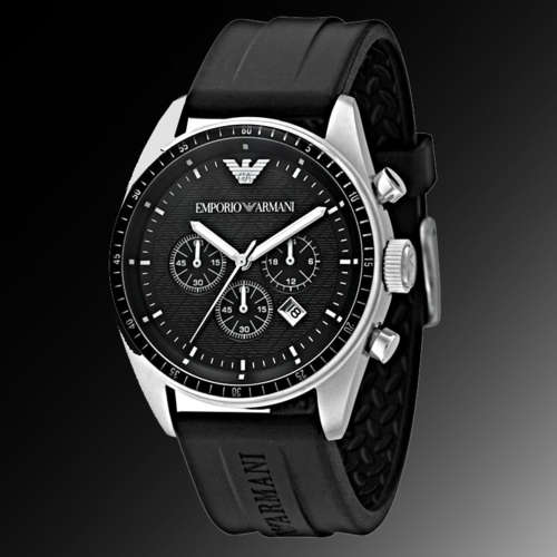 EMPORIO ARMANI AR0527 GENTS CHRONOGRAPH WATCH ***FULLY LOADED****