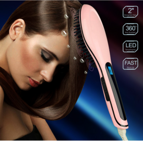 Electric Hair LCD Straightening Brush++BRAND NEW IN BOX++