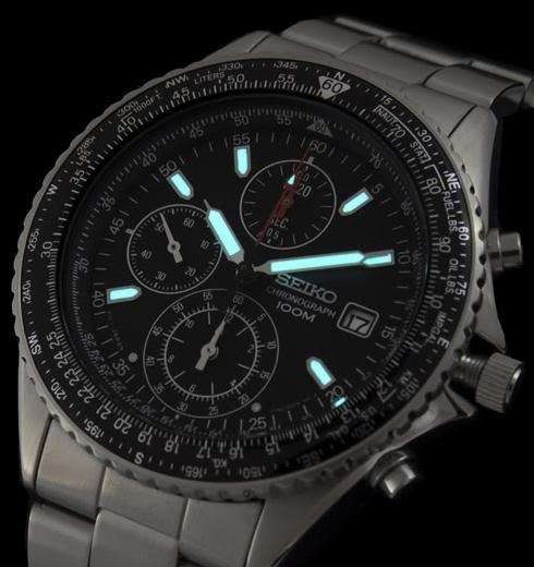 SEIKO Flightmaster Sliderule Chronograph Gents Quartz Watch(STUNNING WATCH-PRICE REDUCED!!)