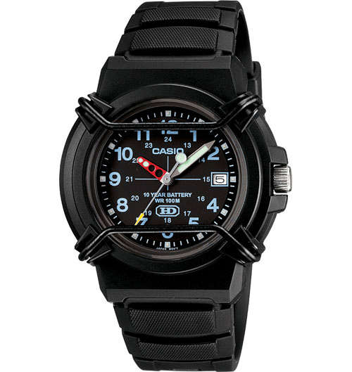 CASIO Gents HDA600B-1BV 10-Year Battery Sport Watch++Brand New++