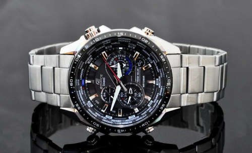 Casio Edifice Tough Solar Neobrite Stainless-Steel Quartz Watch++MASSIVE BARGAIN++TOP OF THE RANGE!!
