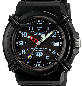 CASIO Gents HDA600B-1BV 10-Year Battery Sport Watch++Brand New++