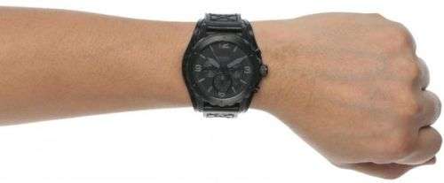 FOSSIL NATE Gents Chronograph Watch Brand new in Box ++++AWESOME BLACK IP DESIGN!!