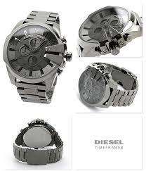 DIESEL MEGA CHIEF GENTS BLACK GUN METAL BEAST BRAND NEW IN BOX++WOW FACTOR++
