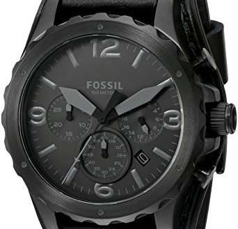 FOSSIL NATE Gents Chronograph Watch Brand new in Box ++MUST HAVE BLACK BEAST++