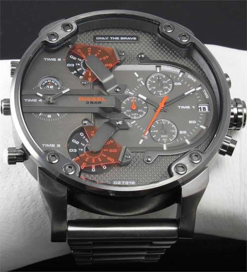 DIESEL MR BIG DADDY DZ7315 57X61mm+VERY RARE TIMEPIECE!!++HOT 2017 DEAL!!