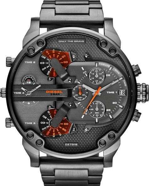DIESEL MR BIG DADDY DZ7315 57X61mm+VERY RARE TIMEPIECE!!++HOT 2017 DEAL!!