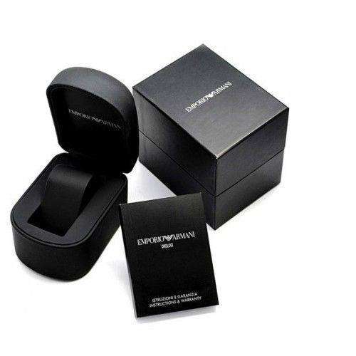 EMPORIO ARMANI AR5987 GENTS SPORTIVO TROPICAL ORANGE CHRONOGRAPH DIAL WATCH**AWESOME TIMEPIECE! **