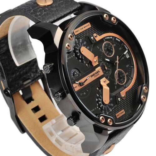 DIESEL GENTS Mr. Daddy XXL 57mm 4 TIMEZONE Quartz Watch R7999.99 BRAND NEW++Top of the Range++