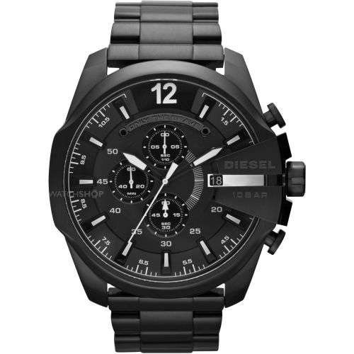 DIESEL Mega Chief Blackout OVERSIZED Chronograph Gents Watch(( AWESOME ))