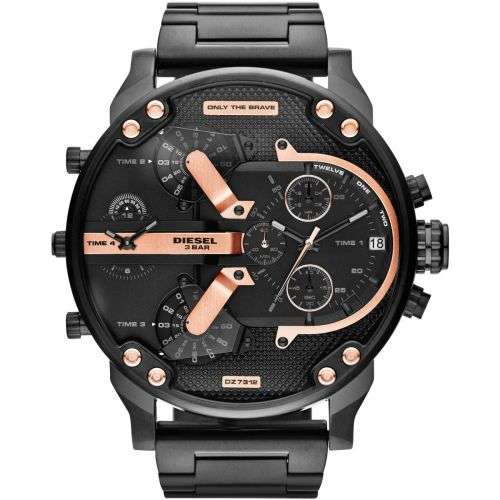 DIESEL GENTS XXL BIG DADDY 57mm 4 TIMEZONE Watch++R8999.99++BRAND NEW!!
