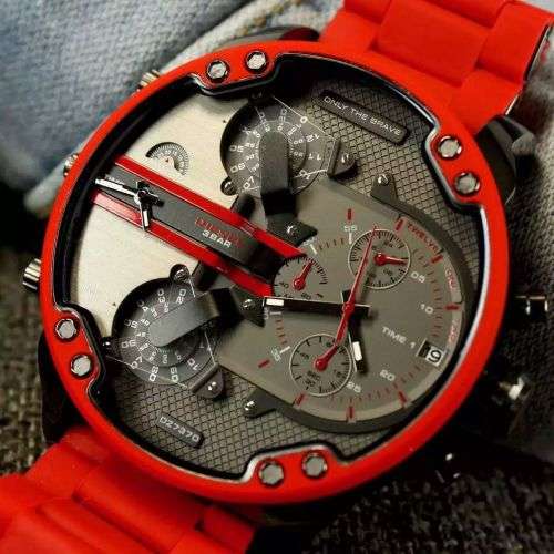 DIESEL DZ7370 GENTS XXL BIG DADDY 57mm 4 TIMEZONE++R8999.99++BRAND NEW IN BOX++PRICE DROP WOW!