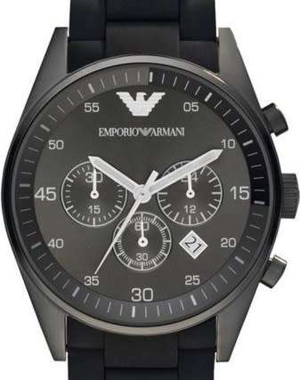 EMPORIO ARMANI TAZIO GENTS BLACK IP CHRONO WATCH**R7419.99**ABSOLUTE LUXURY**Serious Bidders Plz!