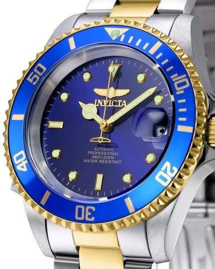 Invicta Automatic Pro-Divers 200 Meter WR Watch++$595.00++Awesome Submariner++TOP RATED WATCH!