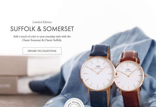 DANIEL WELLINGTON**SOMERSET LIMITED EDITION**ROSE GOLD MEN'S WATCH - BRAND NEW IN BOX+==ORIGINAL==