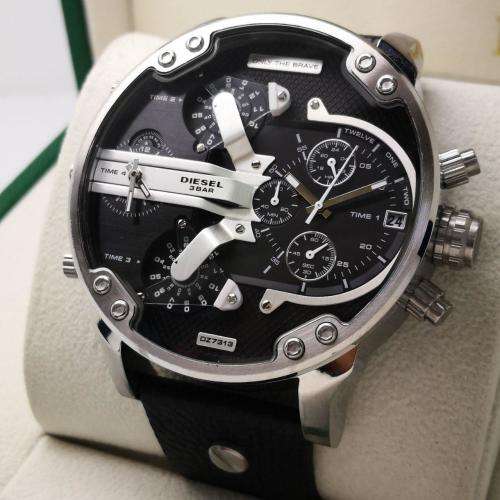 DIESEL DZ7313 GENTS XXL BIG DADDY 57mm 4 TIMEZONE Watch R7999.99 + BNIB+ ABSOLUTE STUNNER!!
