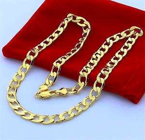 600MM x 7MM Chunky Necklace Gold filled.Lobster Clasp Not Gold Plated. Lifetime Endurance!!