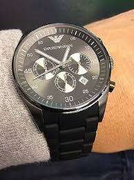 EMPORIO ARMANI TAZIO GENTS BLACK IP CHRONO WATCH**R7419.99**ABSOLUTE LUXURY**Serious Bidders Plz!