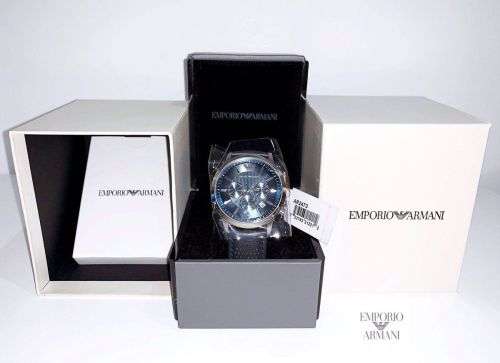 EMPORIO ARMANI RENATO CHRONOGRAPH WATCH-EXQUISITE STYLE AND ELEGANCE!!++BRAND NEW++