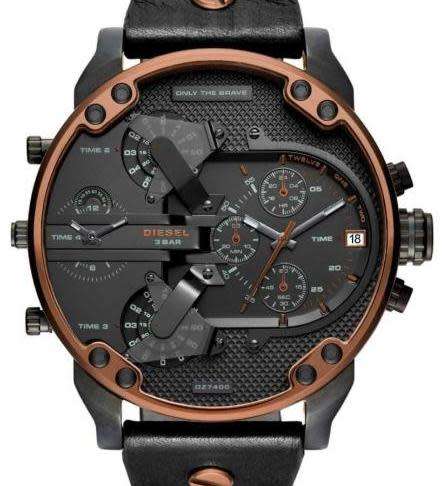 DIESEL 2.0 DZ7400 GENTS XXL BIG DADDY 57mm 4 TIMEZONE Watch++R7999.99++BRAND NEW+ABSOLUTE STUNNER!!+