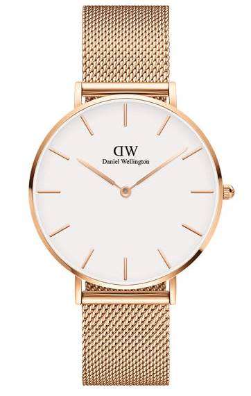 DANIEL WELLINGTON 36 MM CLASSIC MELROSE STERLING LADIES WATCH DW00100305++BRAND NEW IN BOX++