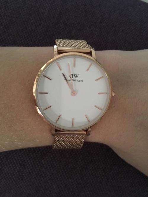 DANIEL WELLINGTON 36 MM CLASSIC MELROSE STERLING LADIES WATCH DW00100305++BRAND NEW IN BOX++
