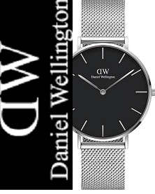 DANIEL WELLINGTON 36 MM MELROSE STERLING LADIES WATCH+BRAND NEW IN BOX+R3295+MASSIVE SAVINGS!!