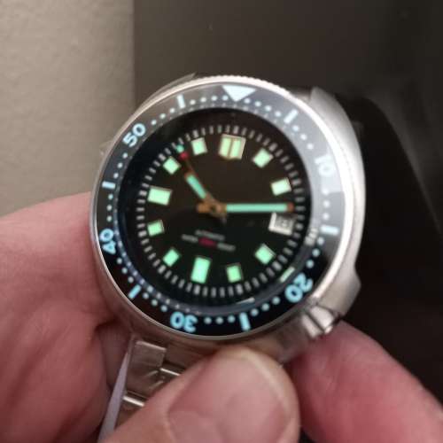 King Turtle Kaptain Willard 1970 Steeldive No Logo