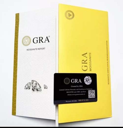 6.5mm D VVS Round Brilliant Cut Moissanite | Lab Certified | Stunning Sparkle!!