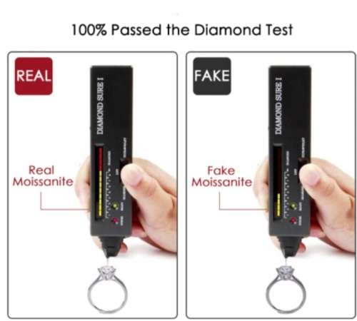 6.5mm D VVS Round Brilliant Cut Moissanite | Lab Certified | Stunning Sparkle!!