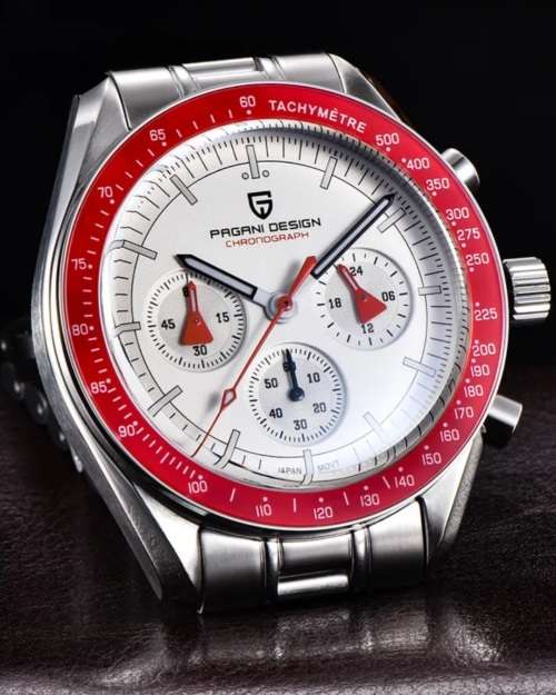 ULTIMATE SHOWSTOPPER!!-Moonwatch!!-Latest Pagani Design with Seiko Meccaquartz Sapphire Crystal!!