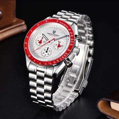 ULTIMATE SHOWSTOPPER!!-Moonwatch!!-Latest Pagani Design with Seiko Meccaquartz Sapphire Crystal!!